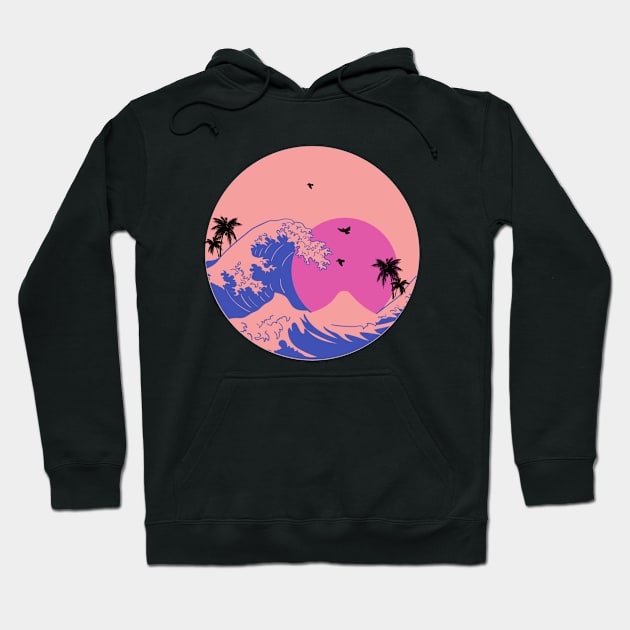 The Great Retro Wave Hoodie by Mima_SY